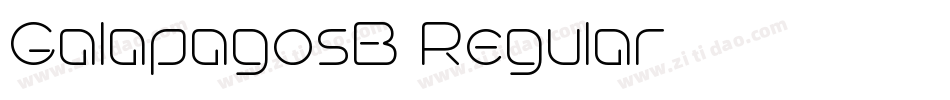 GalapagosB Regular字体转换